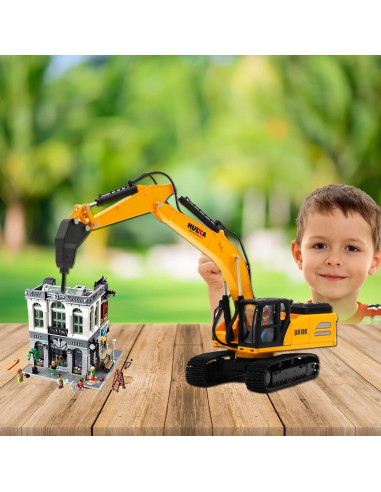 Excavadora Juguete Gemini&Genius 1:35 Carro Demolición