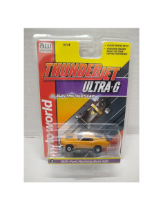 Coche de Slot Eléctrico Auto World SC411-2A Mustang 1970 Naranja