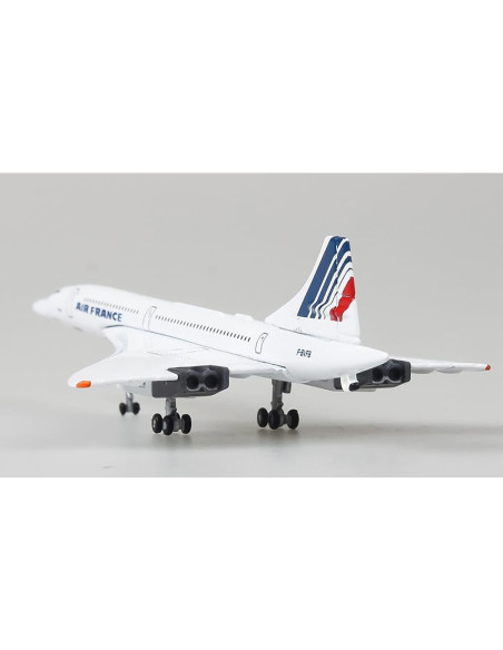 Modelo Concorde Diecast Air France 15 cm a escala 1:400 Modelo Concorde Diecast Air France 15 cm a escala 1:400