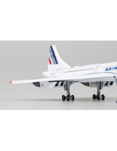 Modelo Concorde Diecast Air France 15 cm a escala 1:400