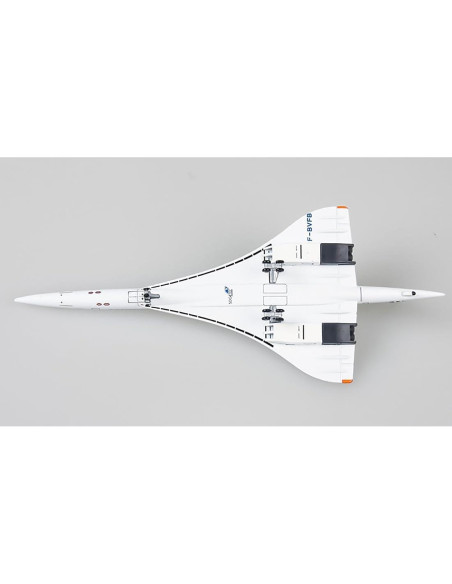 Modelo Concorde Diecast Air France 15 cm a escala 1:400 Modelo Concorde Diecast Air France 15 cm a escala 1:400