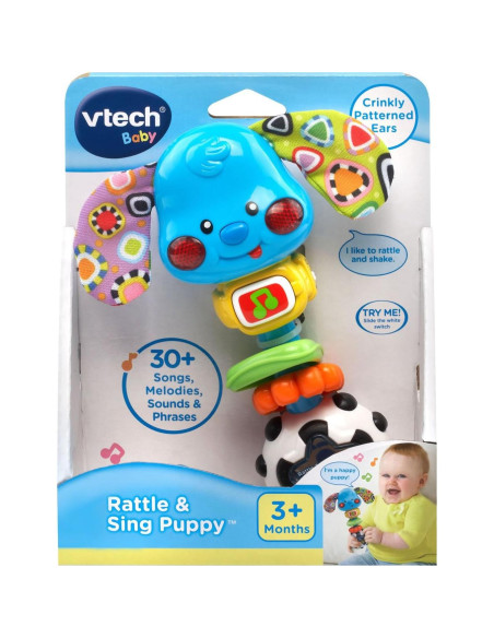 Sonajero Interactivo VTech Perro Iluminado 0-2 Años Sonajero Interactivo VTech Perro Iluminado 0-2 Años