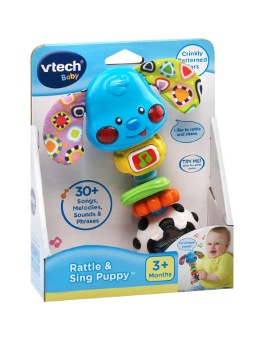 Sonajero Interactivo VTech Perro Iluminado 0-2 Años