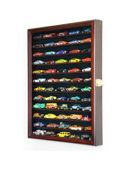 Estante de exhibición coches 1:64 sfDisplay madera haya Estante de exhibición coches 1:64 sfDisplay madera haya
