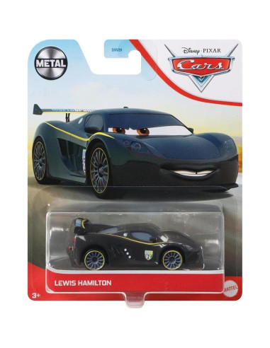Coche de Juguete Disney Cars Lewis Hamilton 1:55 Mattel