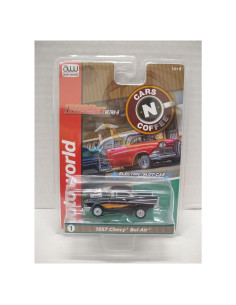 Coche Eléctrico de Pista Auto World 1957 Bel Air HO Negro