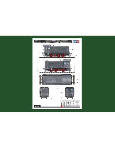 Kit de Modelo Locomotora Hobby Boss 1:72 Wehrmacht