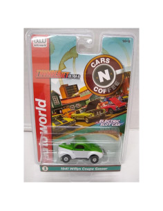 Coche Eléctrico de Pista HO Auto World 1941 Willys Coupe Gasser