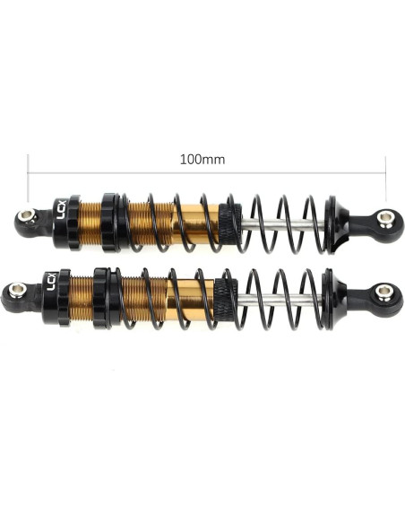 Amortiguadores de Suspensión 100mm LCX Racing para RC Amortiguadores de Suspensión 100mm LCX Racing para RC