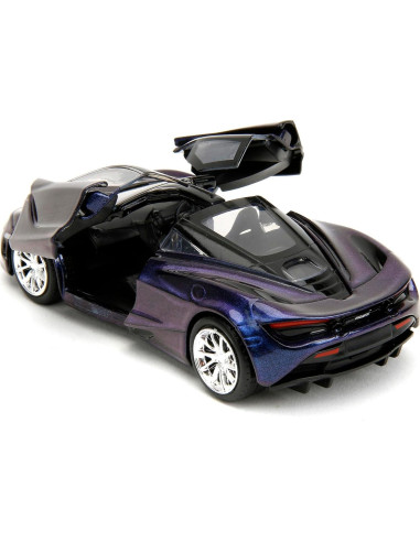 Modelo Coche Diecast Jada 720S Azul 1/32 Detalles Fieles