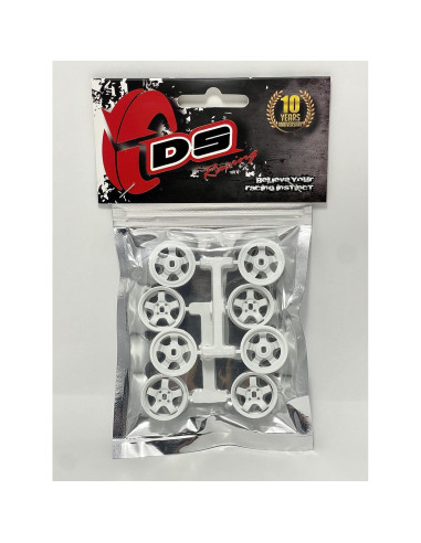 Juego de 8 Llantas Estrechas DS Racing 20mm para Mini-Z RC
