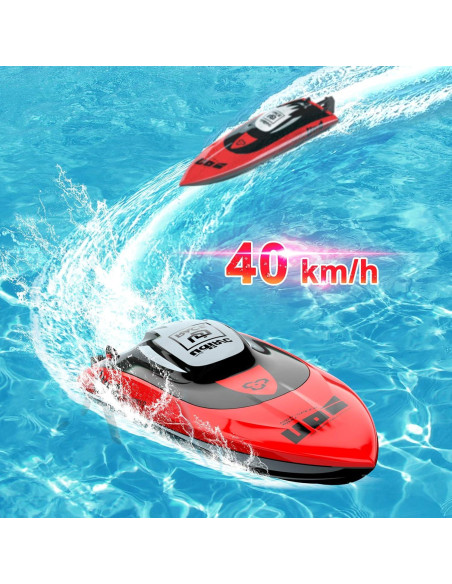 Barco RC UDIRC UDI010 40 km/h Auto-Enderezante Rojo Barco RC UDIRC UDI010 40 km/h Auto-Enderezante Rojo