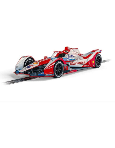 Coche Slot Scalextric Mahindra Racing SRT05e 1:32 Rojo y Gris