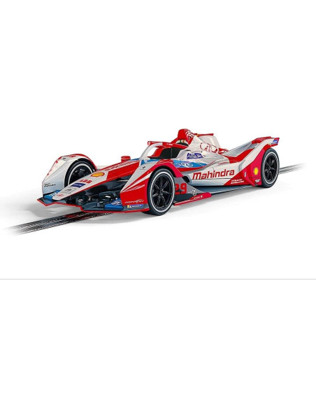 Coche Slot Scalextric Mahindra Racing SRT05e 1:32 Rojo y Gris Coche Slot Scalextric Mahindra Racing SRT05e 1:32 Rojo y Gris
