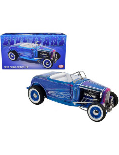 Coche Diecast 1932 Roadster Hot Rod ACME Azul 1/18 2