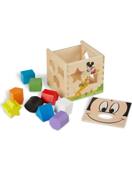 Cubo Clasificador de Formas Mickey Mouse - Melissa & Doug Cubo Clasificador de Formas Mickey Mouse - Melissa & Doug
