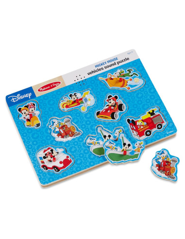 Rompecabezas Sonoro Mickey Mouse 8 Piezas - Melissa & Doug