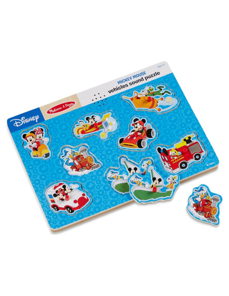 Rompecabezas Sonoro Mickey Mouse 8 Piezas - Melissa & Doug Rompecabezas Sonoro Mickey Mouse 8 Piezas - Melissa & Doug