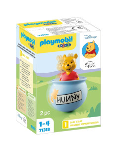 Playmobil 1.2.3 Olla de Miel Winnie Pooh 2 Piezas 2