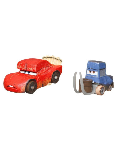 Vehículos Diecast Disney Pixar Cars Rayo McQueen y Pitstoposaurus