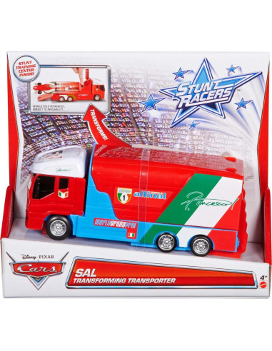 Transportador Transformador Cars Mattel Rampa y Lanzador