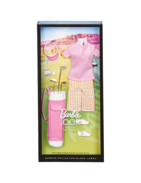 Barbie Look Coleccionista Rosa Golf con Accesorios Barbie Look Coleccionista Rosa Golf con Accesorios