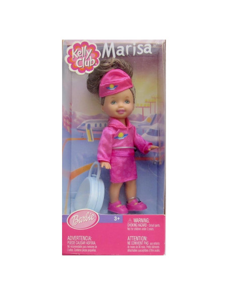 Muñeca Barbie Kelly Club Marisa 11,43 cm Azafata 2002 Muñeca Barbie Kelly Club Marisa 11,43 cm Azafata 2002