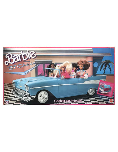 Coche Convertible Barbie Chevy Bel Air 1989 - Mattel