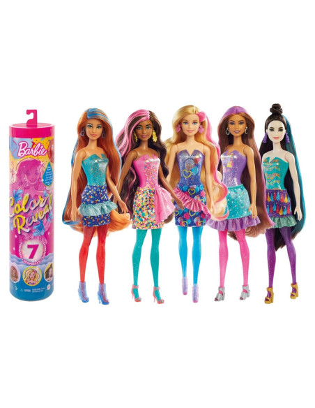 Muñeca Barbie Color Reveal Fiesta Mattel 7 Sorpresas Muñeca Barbie Color Reveal Fiesta Mattel 7 Sorpresas