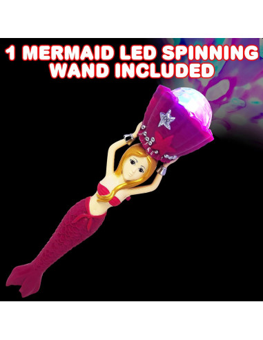 Varita de Sirena Iluminada ArtCreativity 29.85 cm con Sonidos