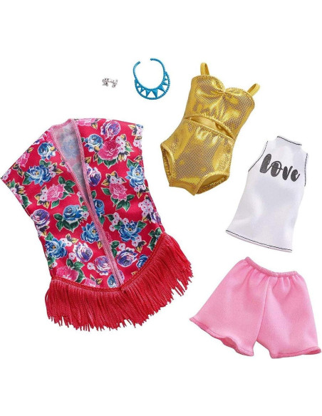 Conjuntos de Ropa para Muñeca Barbie - 2 Looks con Traje de Baño Conjuntos de Ropa para Muñeca Barbie - 2 Looks con Traje de Baño