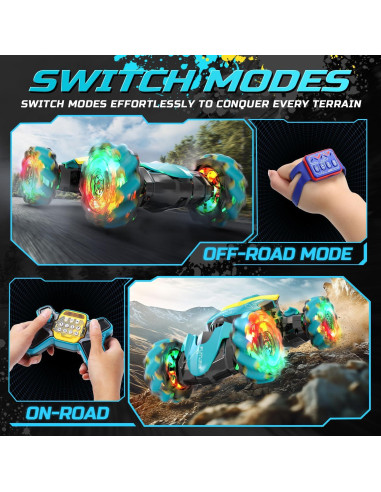 Coche Acrobático Control Remoto DEERC F-Dee-2334 4WD Niebla