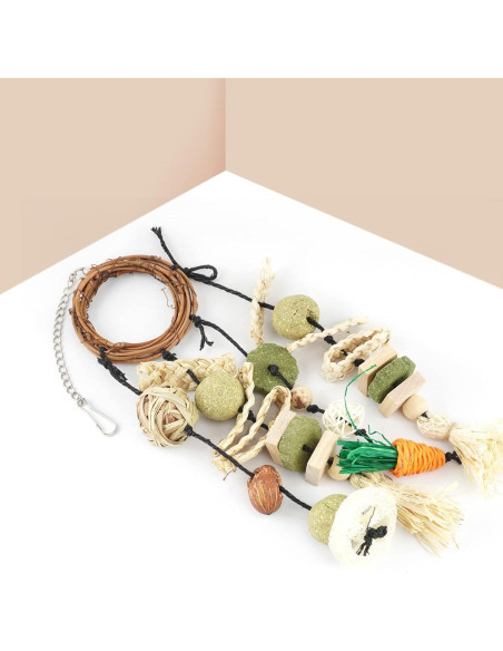 Juguete de Masticar Bissap Bunny para Conejos y Roedores Juguete de Masticar Bissap Bunny para Conejos y Roedores