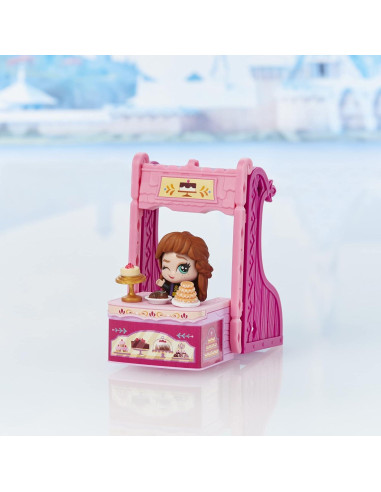 Playset Disney Frozen 2 Anna Trineo a Tienda 2 en 1