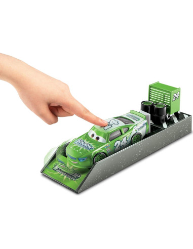 Vehículo Disney Pixar Cars Brick Yardley con Lanzador