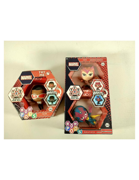 Figura Bobble-Head Falcon WOW! PODS Marvel 10 cm Iluminada Figura Bobble-Head Falcon WOW! PODS Marvel 10 cm Iluminada