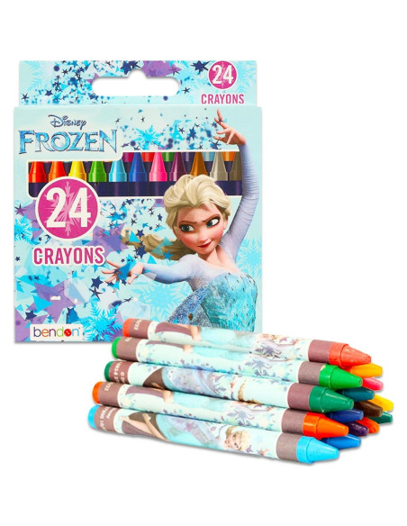 Set de Colorear Disney Frozen - 8 Marcadores y 24 Crayones Set de Colorear Disney Frozen - 8 Marcadores y 24 Crayones