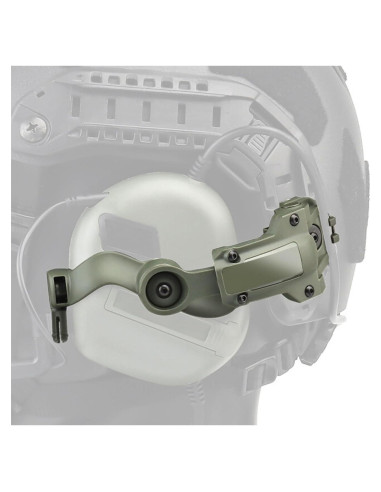 Soporte de Auriculares Táctico DÉJAME SER M2 Nylon Oliva Drab