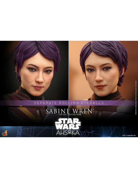Figura de acción Star Wars Hot Toys Sabine Wren 28 cm Figura de acción Star Wars Hot Toys Sabine Wren 28 cm