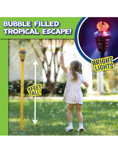 Máquina de Burbujas Tiki Maxx Bubbles con Música y Luz