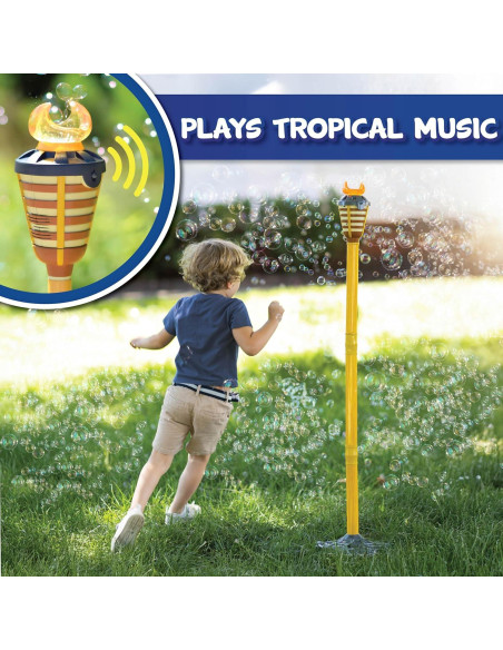 Máquina de Burbujas Tiki Maxx Bubbles con Música y Luz Máquina de Burbujas Tiki Maxx Bubbles con Música y Luz