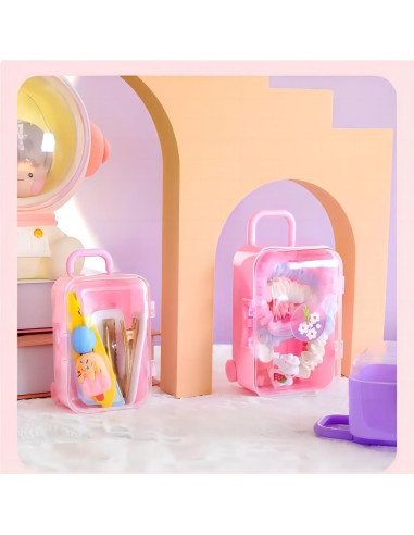 4PCS Mini Caja de Viaje BaaSid Maleta Dulce Plástico