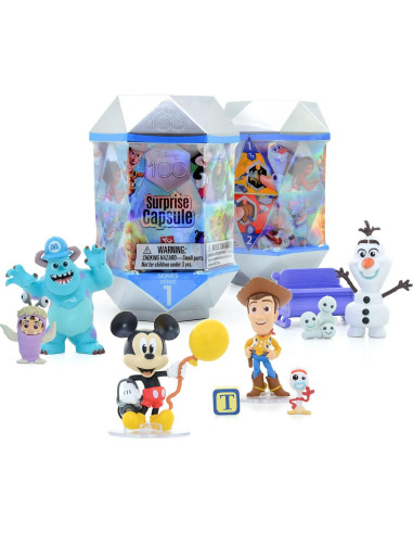 Cápsula Sorpresa Disney 100 YuMe 2 Figuras Coleccionables