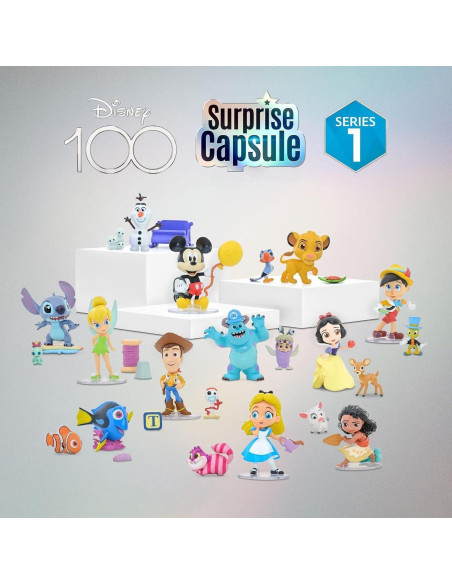 Cápsula Sorpresa Disney 100 YuMe 2 Figuras Coleccionables Cápsula Sorpresa Disney 100 YuMe 2 Figuras Coleccionables