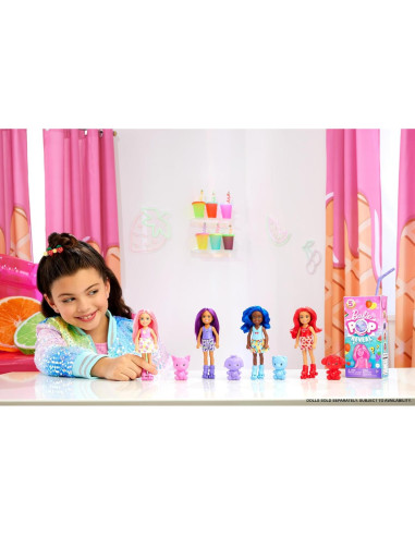 Barbie Pop Reveal Chelsea Muñeca Pequeña con 5 Sorprisas