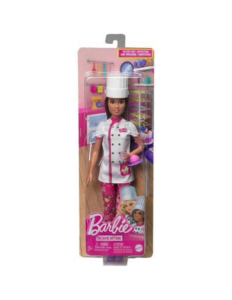 Muñeca Barbie Chef Pastelero con Accesorios y Cupcake Muñeca Barbie Chef Pastelero con Accesorios y Cupcake