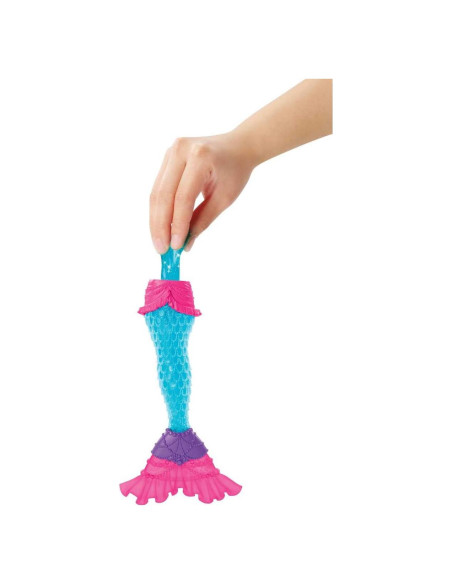Muñeca Sirena Slime Barbie Dreamtopia con 2 Slimes y Tiara Muñeca Sirena Slime Barbie Dreamtopia con 2 Slimes y Tiara