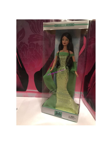 Muñeca Barbie Peridoto de Agosto Mattel 2002 Coleccionable