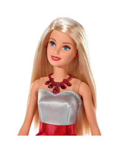 Muñeca Barbie de Vacaciones Mattel FDR53 con Vestido Festivo
