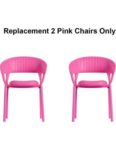 Sillas Rosas de Repuesto para Barbie Dreamhouse HMX10